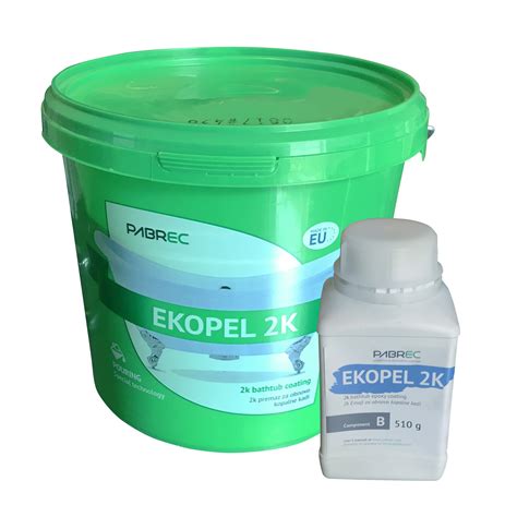 Ekopel 2K Bathtub Refinishing Kit - Odorless DIY Sink and Tub Reglazing Kit - 20X Thicker Than Other. . Ekopel 2k